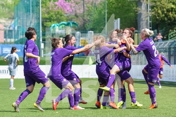 2019-04-20 - Esultanza Fiorentina - FIORENTINA WOMEN´S VS ROMA - ITALIAN SERIE A WOMEN - SOCCER